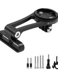 Out Front Extended Bike Computer Mount For Wahoo Elemnt Mini Bolt Roam GPS With Adjustable Angle CNC Aluminum Alloy Stand