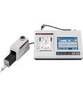 Shop Ready Digital Surface Roughness Tester Built Straight Up For Metalworking And Machining Applications with LCD display and probe.