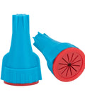 Waterproof Landscape Wire Connectors For 20 To 10 AWG 25 Pack UL Listed Weatherproof Wire Nuts, blue and red caps