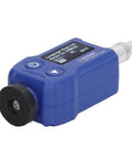 Super Portable Digital Hardness Tester Rockin Tungsten Carbide Probe And Clever Dual Coil Setup For Dead On Metal Grading And Zero Sweat Workshop Inspections, blue handheld device shown from the side.