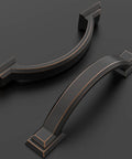 Oil Rubbed Bronze Cabinet Pulls 30 Pack With 3 Inch Hole Centers Arch Handles For Kitchen Cabinets Bathroom Vanity Dresser Drawers