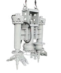 Excavator Hydraulic Submersible Slurry Cutter Pump Heavy Duty Dredge And Sand Extraction Tool with cutter blade design.
