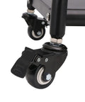 Detachable Dirt Bike Stand With Wheels And Tool Tray, Heavy Duty Maintenance Stand With locking casters and sturdy iron frame