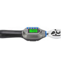Bewinner 3/8-Inch Digital Torque Wrench With Precision ±2% Accuracy Smart Overload Protection And Led Light Sound Alerts displayed side view, highlighting LCD screen.