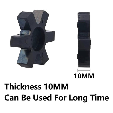 Flexible NBR Rubber Spider Insert For L Jaw Coupling L Jaw Coupler 5Pcs Center Insert Cushion And Shock Absorption Durable