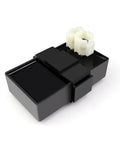 Ignition Coil CDI Box With Voltage Regulator Rectifier Starter Relay Spark Plug Kit Must Have For FourTrax 300 TRX300 TRX300FW 1993 2x4 4x4 Replacement Parts Bundle, showing a black CDI box with connectors