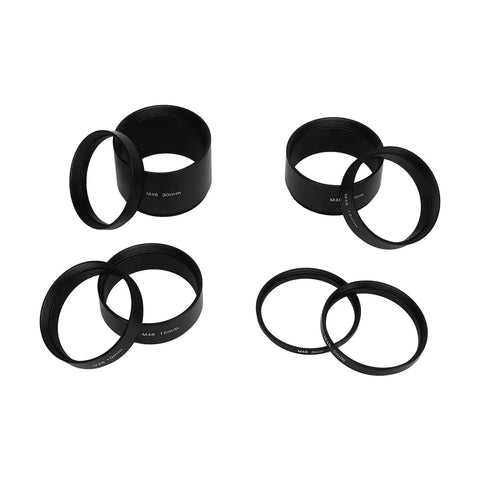 Extension Tube Kit With M48 Threads On Both Sides For Cameras And Eyepieces Offering 3 5 7 10 12 15 20 30mm Focal Lengths