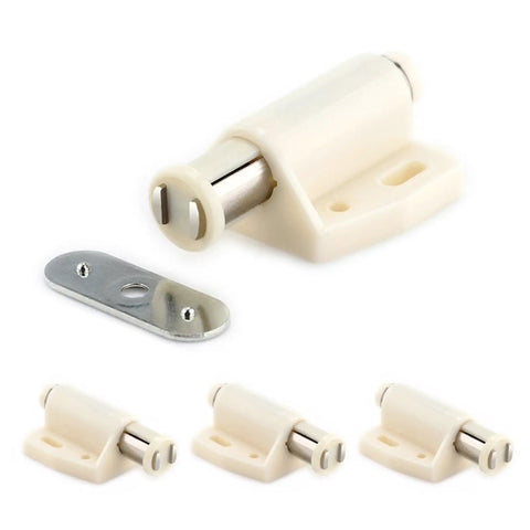 4 Pack Magnetic Push Latch For Cabinets And Drawers Push To Open Easy Access Built Tough Magnetic Cabinet Locks Hidden Handle Hardware