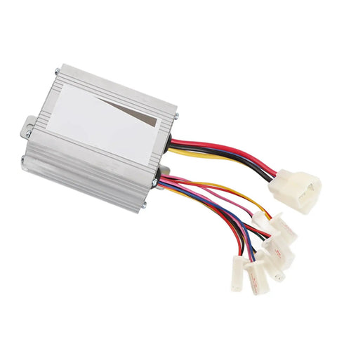 Beefed Up Aluminum Alloy 500W Brush Motor Speed Controller With Smooth Throttle Grip And Undervoltage Protection 8.5V For Electric Bikes Scooters Go Karts
