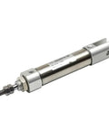 Beefy Double Acting Pneumatic Cylinder With Single Rod And Double Clevis Pins 16mm Bore Stroke 5 To 200mm Air Actuator For Industrial Automation Durable Aluminum Body Smooth Quiet Linear Motion, aluminum body