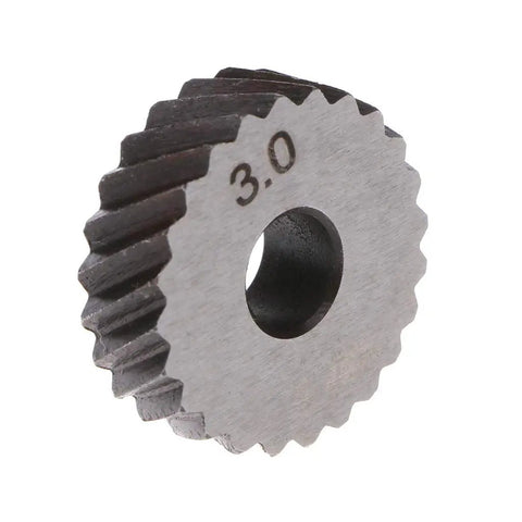 3.0mm steel knurl wheel from Two Piece Knurl Wheels Knurling Tool Kit 1.0mm 1.2mm 1.8mm 3.0mm For Metalworking Replacement
