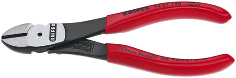 Heavy Duty High Leverage Diagonal Cutters With Boss Level Power for cutting wire and piano wire, red ergonomic no slip handles