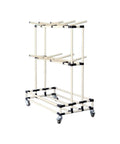 Adjustable Double Tier Wire Harness Hanging Rack With 12 Rock Solid Arms For Slick Cable Routing And A Tidy Garage Setup That Truly Gets It Done Right, multi-tier design with robust arms.