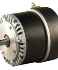 Heavy Duty Brush Type Permanent Magnet DC Motor Delivering 12 To 48 Volts Smooth Power With A Rock Solid 100 Amp Continuous Rating side view, metal casing, compact design