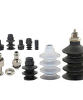 5-Piece Mechanical Arm Vacuum Suction Cup Set For Robot Gripper Automation Tool With Three-Layer And Multi-Layer Suckers ZP2-06JN 09JS ZP2-16JN Compatible Heavy-Duty Grabber Attachment For Industrial Use