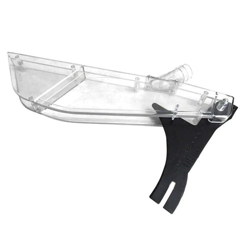 Clear Protective Table Saw Dust Cover With Dispensing Knife Universal Fit For 7 To 12 Inch Table Saws And Other Saws Woodworking Safety Shield