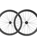 Carbon Gravel Wheelset 700C Tubeless Disc Braking 45mm Depth Center Lock Thru Axle 12x100 And 12x142 Toray T700 Full Carbon UD Matte 1670g Per Pair
