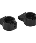 Beefy Aluminum Alloy Rear Axle Cup For 1x10 RC Cars, Precision Fit Rear Hub Carrier Wheel Seat, durable black metal, set of two