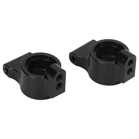 Beefy Aluminum Alloy Rear Axle Cup For 1x10 RC Cars, Precision Fit Rear Hub Carrier Wheel Seat, durable black metal, set of two