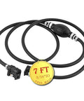 Rugged Heavy Duty Fuel Line Hose With Connector For Boats And RVs, Five Sixteenth Inch Inner Diameter, Seven Foot Long, Primer Bulb