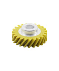 Yellow metal gear from 4 Pack Mixer Worm Gear And Carbon Brush Replacement Kit For Stand Mixers Made Easy For Home Chefs Compatible With Whirlpool And KitchenAid Models 4162897 4169830 AP4295669 Includes WPW10112253 WPW10112253VP.