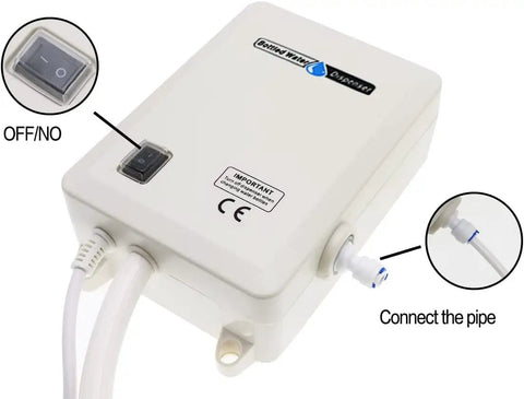 5 Gallon Bottle Water Dispenser Pump System Self Priming 110V AC US Plug with on/off switch and pipe connection