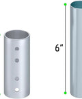Solid Heavy Duty Galvanized Steel Table Legs For Commercial Workstations Kick Up Your Kitchen Game Six Inches With Nsf Certified Standup Support Built Different For The Daily Grind And Arrives As A Fresh Four Pack, showing 4" and 6" leg extenders.