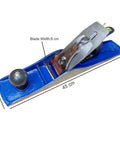 Kick Some Sawdust With This Solid Cast Iron Jack Plane Number Six featuring a 45 cm blue body and 6 cm carbon steel blade.