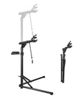 Heavy Duty Bike Repair Stand With 85 Lb Capacity, Adjustable 40.7 To 64.1 Inch Height, foldable and extended view