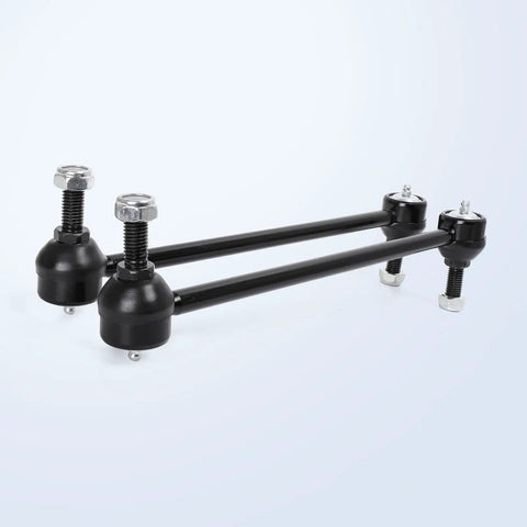 Front Stabilizer Sway Bar End Link Kit For Chrysler Town And Country 1996 To 2016, Voyager 2000 To 2003, Dodge Caravan 1996 To 2007, Grand Caravan 1996 To 2020 2 Pack Built Tough For Smooth Ride And Precise Handling Easy Install, black steel