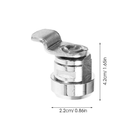 Electrical Panel Lock With Keys For Cabinets And Cash Registers, Keyed Alike Design, Durable Stainless Steel Construction, Close-up