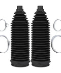 Steering Rack And Pinion Tie Rod Boot Kit 2 Piece For Chevy Silverado 1500 2WD Tahoe Suburban Avalanche GMC Sierra 1500 Yukon Escalade Nissan Quest Dakota Durango Direct Fit For 1999 To 2014 GM Full Size Trucks And SUVs