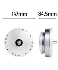 Front and side view of Harmonic Drive Reducer SHF32 IV Strain Wave Gear Reducer for stepper motor with compact 147mm size.