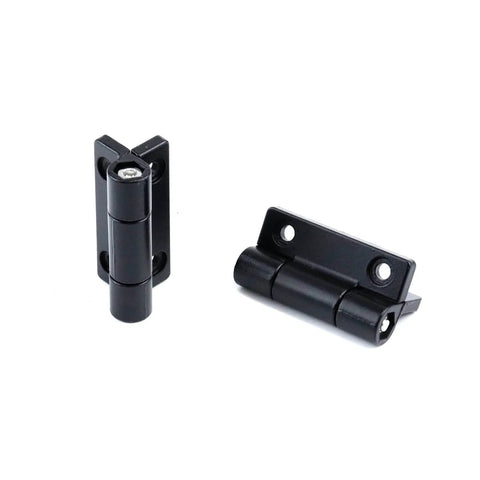 Adjustable Torque Position Control Hinges 4 Pack Black Zinc Alloy Damping Hinges With Countersunk Holes