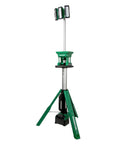 18V Cordless Tripod Work Light With 4000 Lumens Of Beast Bright LED Power 66 LEDs Across 3 Rotatable Panels Water And Dust Resistant