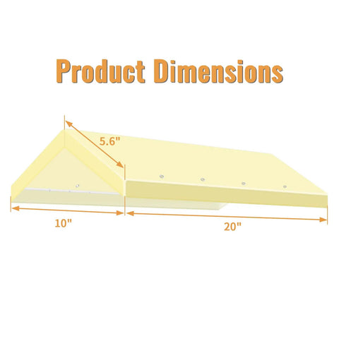 10 By 20 Feet Carport Replacement Canopy Cover With Velcro Strips 300D Oxford Fabric Waterproof And UV Protected Top Beige Durable Tent Car Garage Cover Frame Not Included