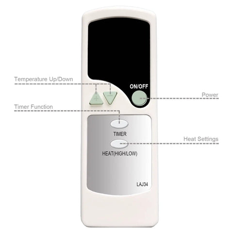 Dope Replacement Remote For Cyclonic Ceramic Heater Featuring Straight Up Wireless Temp Tweaks And Dead Simple Pairing To Keep Your Spot Crisp And Totally Chill Without Any Tech Stress Or Messy Coding