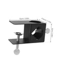 Adjustable Deck Torch Clamp Mount For Outdoor Railing Universal Metal Base For Tiki Torches And Decorative Lighting