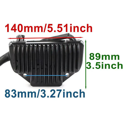 Dimensions of Bike Voltage Rectifier And Regulator Upgrade For FXDP Dyna Police Defender 2004 Motorcycle High Efficiency