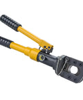 Rugged Hydraulic Cable Cutter 10 Ton Manual Steel Bar Shear Heavy Duty Cutting Tool For 30 Millimeter Wire Rope Built To Last Industrial Cutter For Reinforced Concrete Wire Rope Steel Strand And Iron Chain, yellow handles