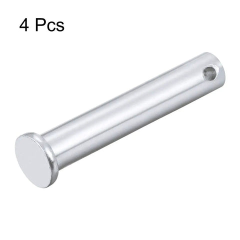 Heavy Duty Single Hole Clevis Pins 10mm X 55mm Flat Head Zinc Plated Steel Link Hinge Pin Four Pack Rock Solid Build For No Sweat Assembly And Dependable Everyday Shop Tasks