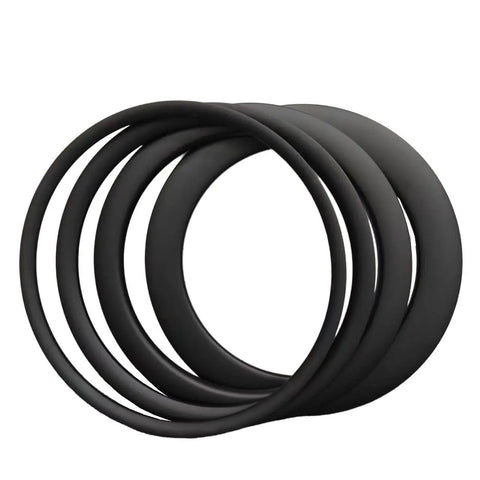 700C Carbon Wheelset For Road Bikes With Disc Brakes, 38mm Rim Depth, 25mm Rim Width, T800 Carbon Fiber Rims Set Displayed