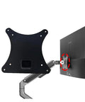 Zero Drama Monitor Adapter For Vesa 75 And 100 Mm Brackets Heavy Duty Steel wall mount with cantilever arm and monitor