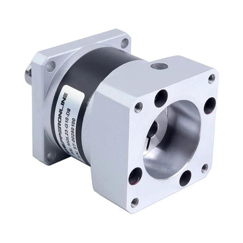 10:1 Planetary Gearbox For Nema 23 Stepper Motors With 8mm Shaft And 20-25mm Shaft Length, 57mm Flange, 30 Arcmin Backlash