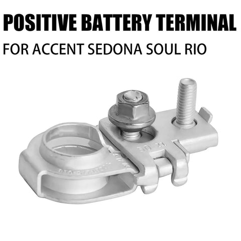 Top Post Positive Battery Terminal Connector, Accent Sedona Soul Rio, copper galvanized, rust resistant, auto battery terminal