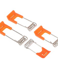 Lawsen Spring Clips Recessed Lighting 20PCS Steel Spring Clamps, orange plastic and metal springs for LED downlight installation.