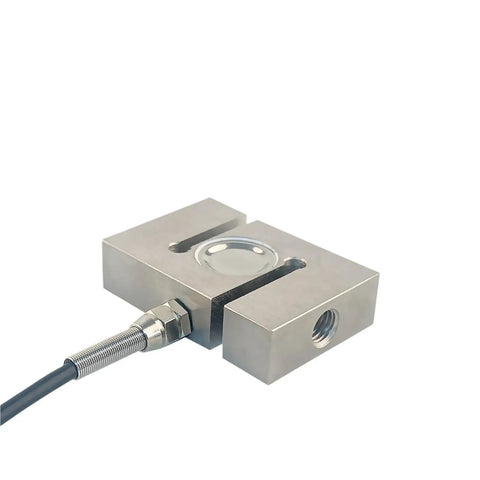 Durable S Shape Tension And Compression Load Cell 5 Kg To 5 T Alloy Steel Sensor IP66 Waterproof shown at an angle.
