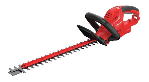 Powerful 22 Inch Corded Hedge Trimmer With Dual Action Blades For Easy Yard Pruning No Fuss Cuts Up To One And A Half Inches Thick Branches