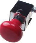 Tapeak EStop Switch 125A Emergency Stop For Albright Electric Stacker Forklift Pallet Car ED125B-1 ZJK-125 red button with black casing