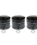 Subaru Oil Filter Set of 3 With Crush Gaskets for WRX BRZ 2015 to 2026 Outback Turbo and Wilderness 2026 OEM 15208AA170